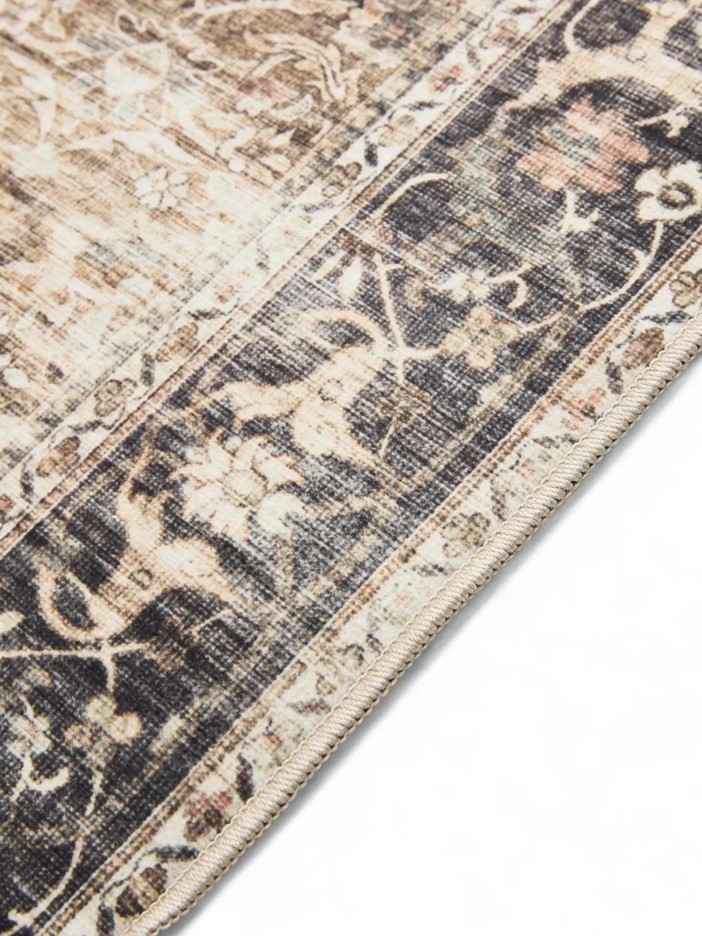 ATLAS Koksgrå Taupe Vaskbart Tæppe - Billede 5