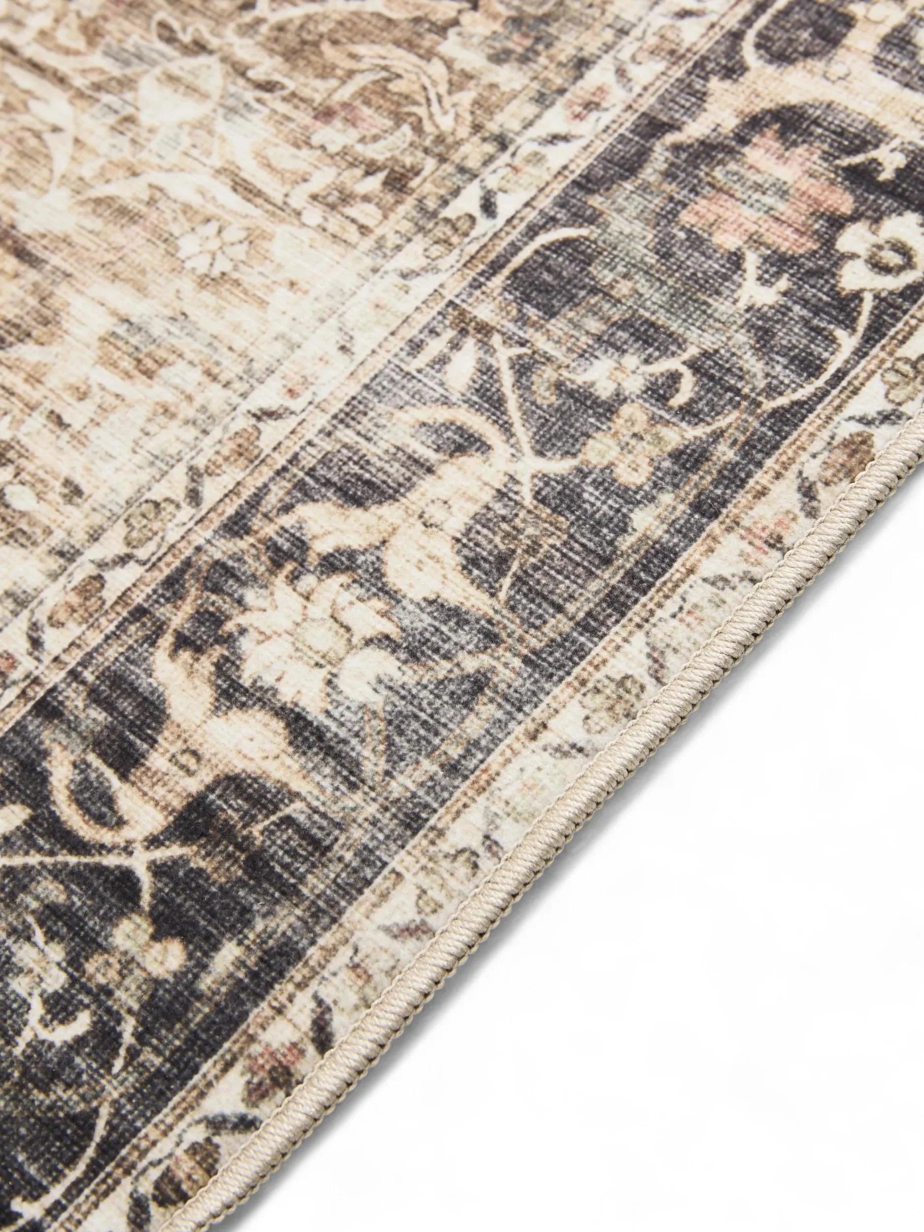 ATLAS Koksgrå Taupe Vaskbart Tæppe - Billede 5