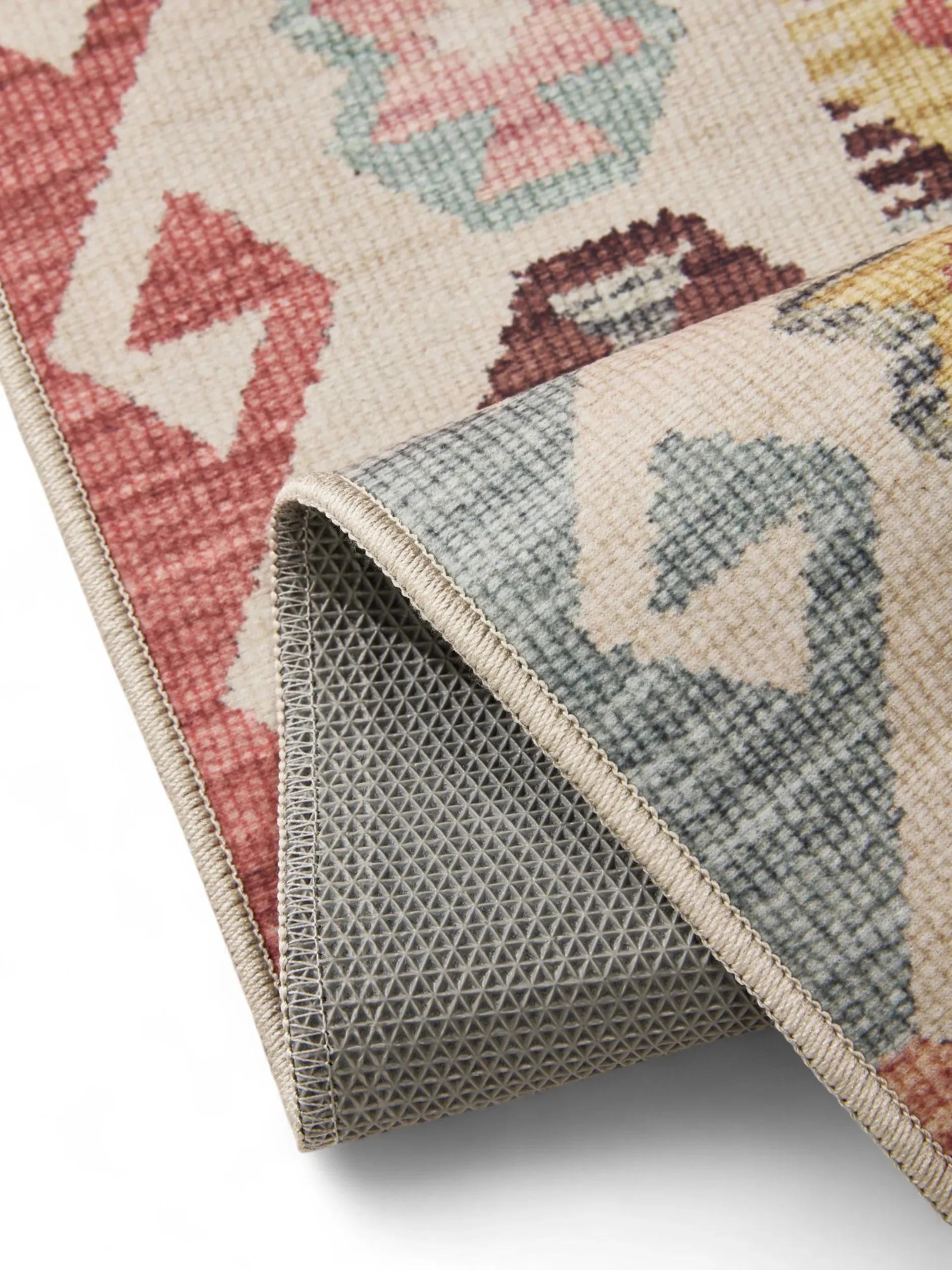 ATLAS Flerfarvet Vaskbart Tæppe - Billede 4