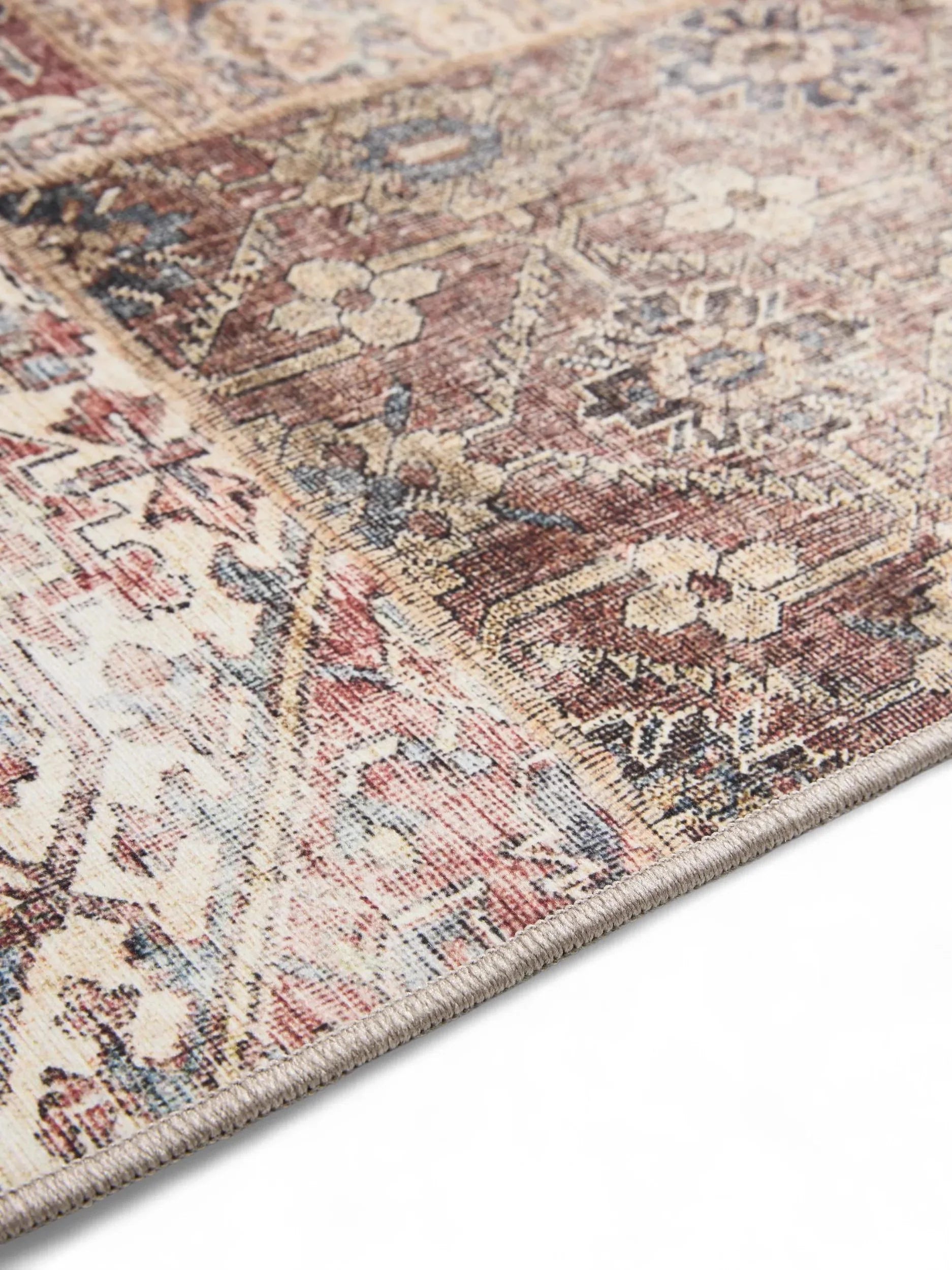 ATLAS Flerfarvet Brun Vaskbart Tæppe - Billede 5