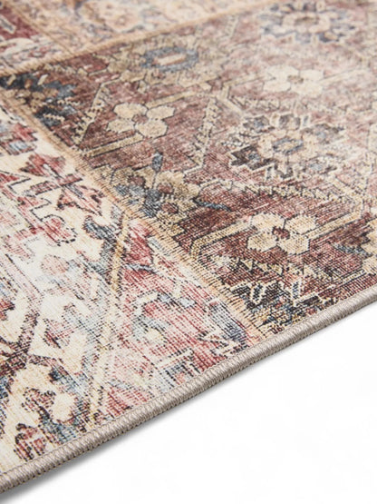 ATLAS Flerfarvet Brun Vaskbart Tæppe - Billede 5