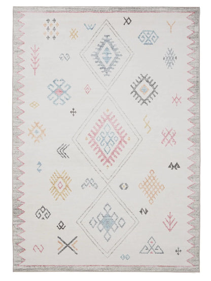 ATLAS Flerfarvet Vaskbart Tæppe - Billede 2