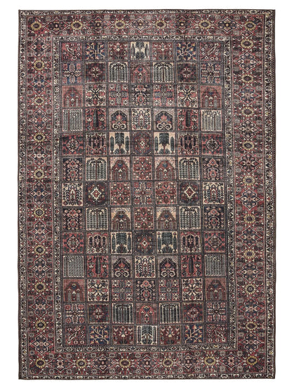 ATLAS Flerfarvet Rød Vaskbart Tæppe - Billede 2