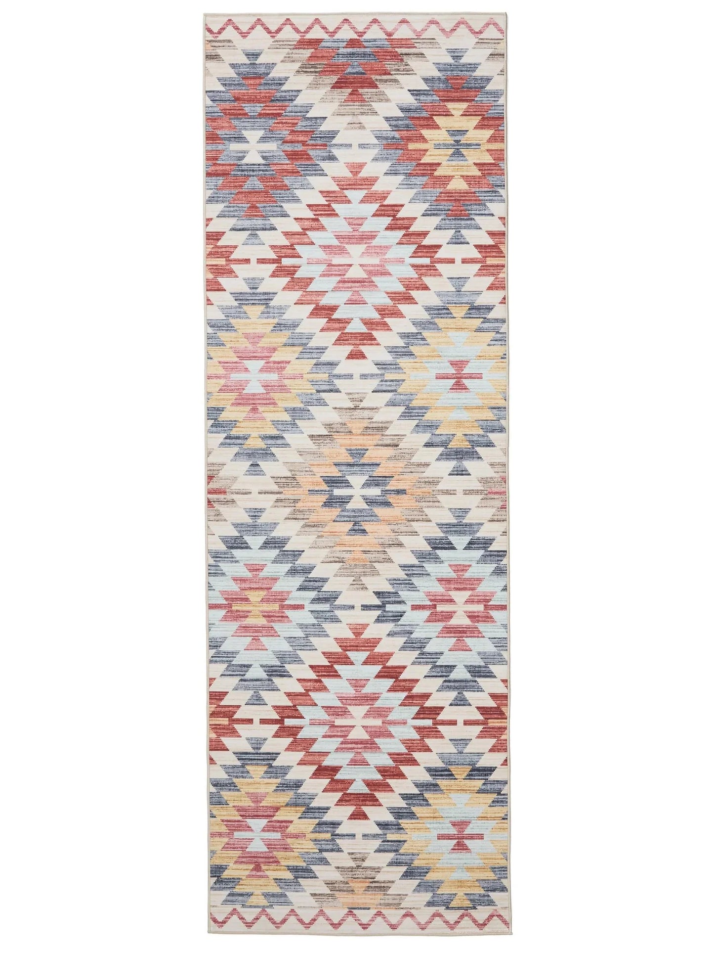 ATLAS Flerfarvet Beige Vaskbart Tæppe