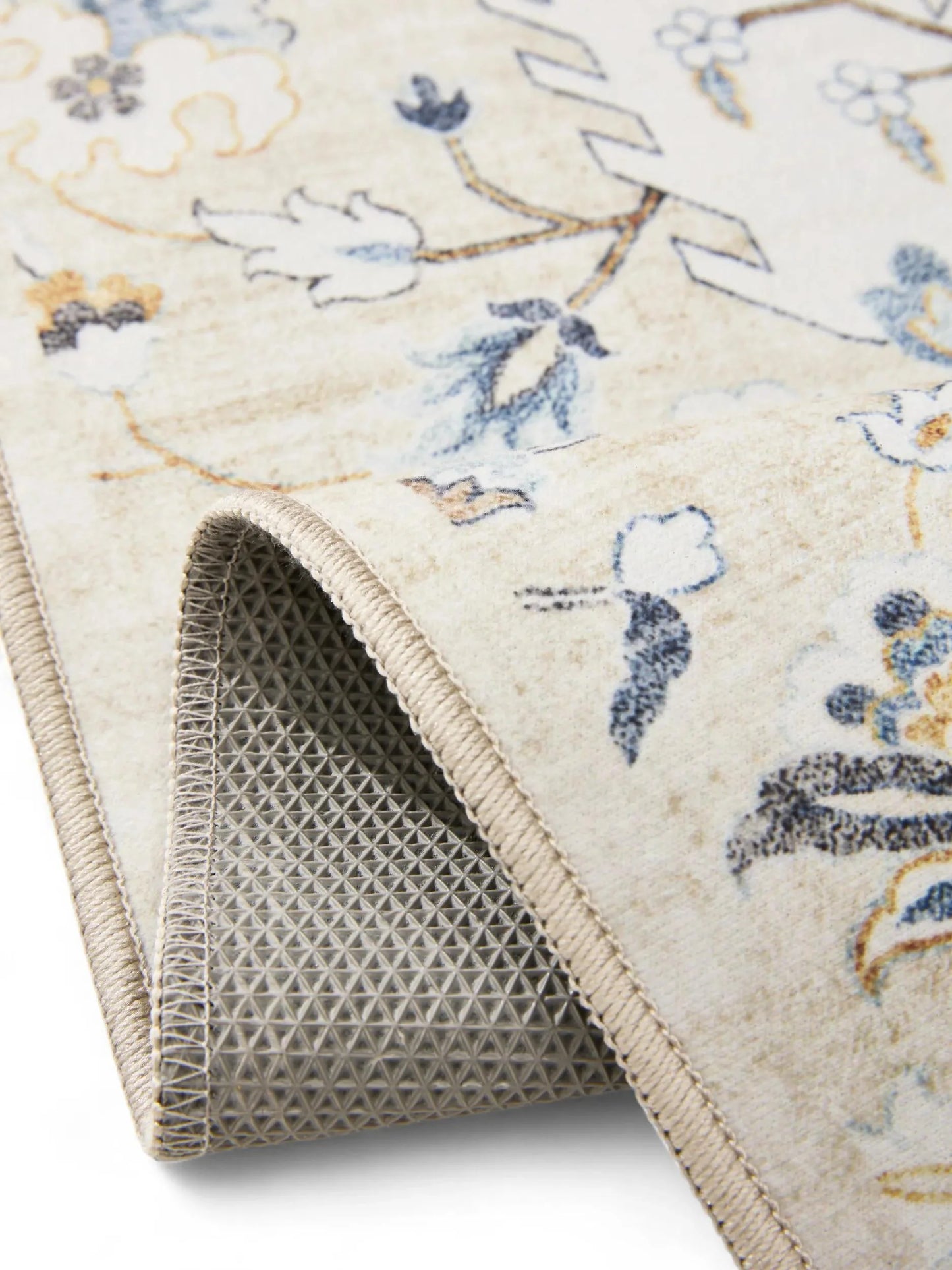 ATLAS Beige Vaskbart Tæppe - Billede 4