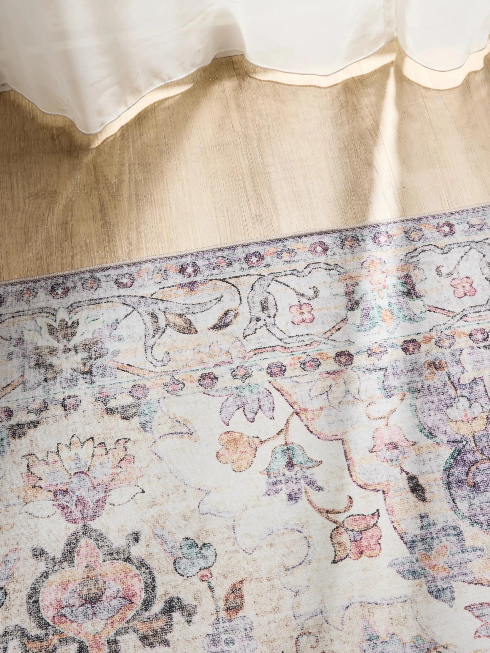 ATLAS Flerfarvet Vaskbart Tæppe - Billede 3