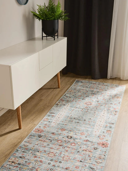 ATLAS Turkis Vaskbart Tæppe