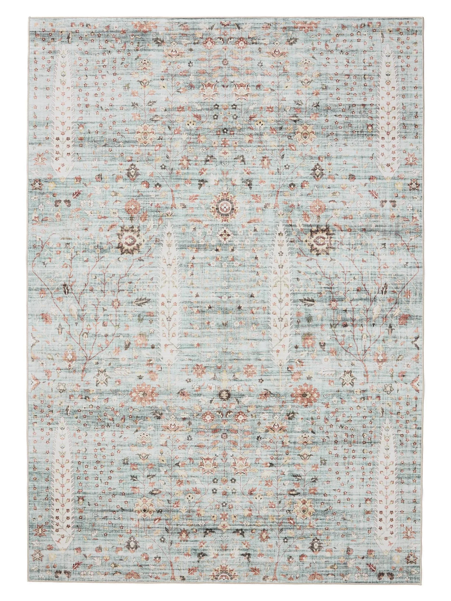 ATLAS Turkis Vaskbart Tæppe - Billede 2