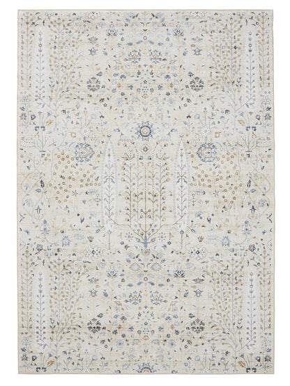 ATLAS Beige Vaskbart Tæppe - Billede 2