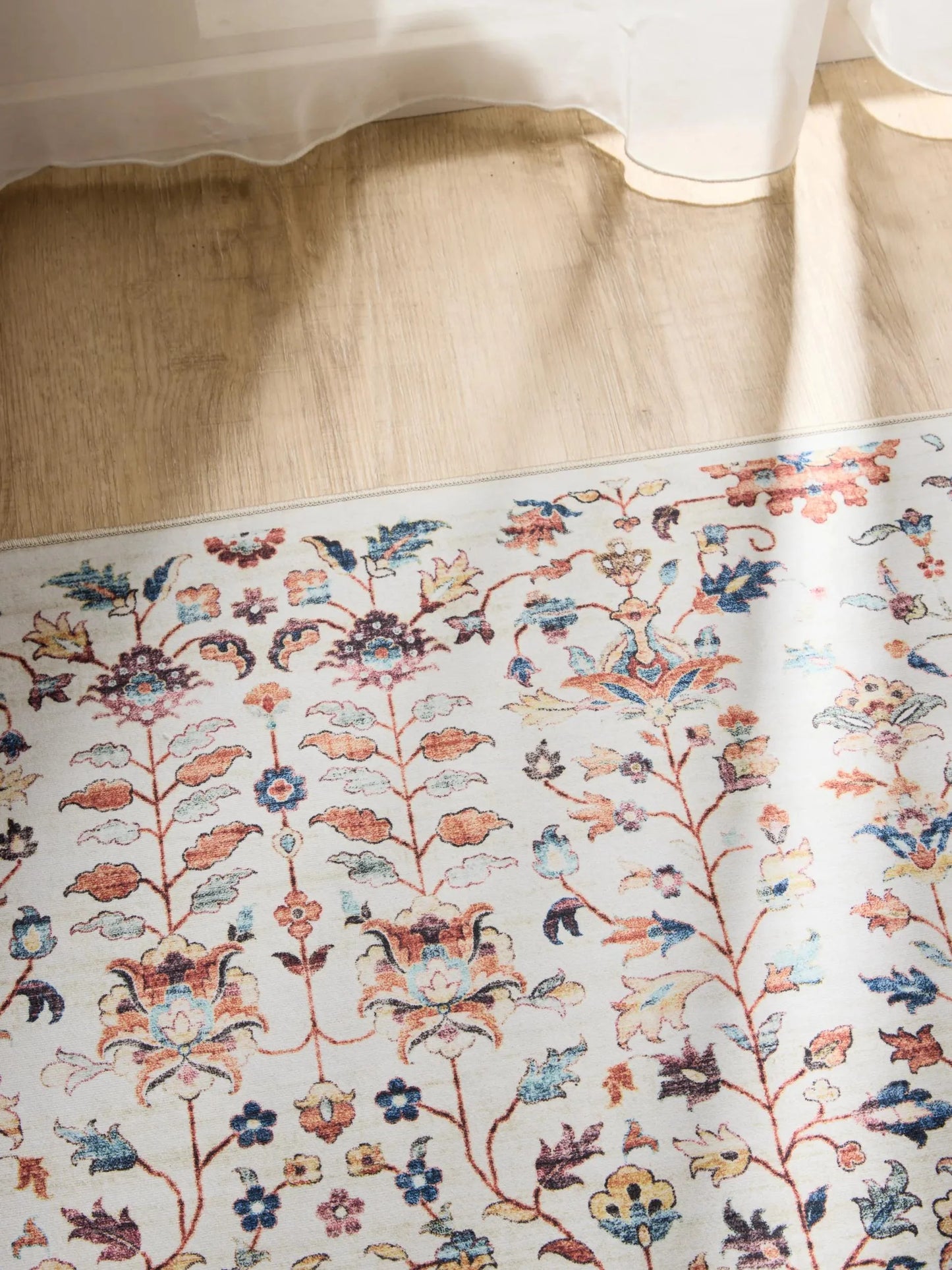 ATLAS Flerfarvet Vaskbart Tæppe - Billede 3