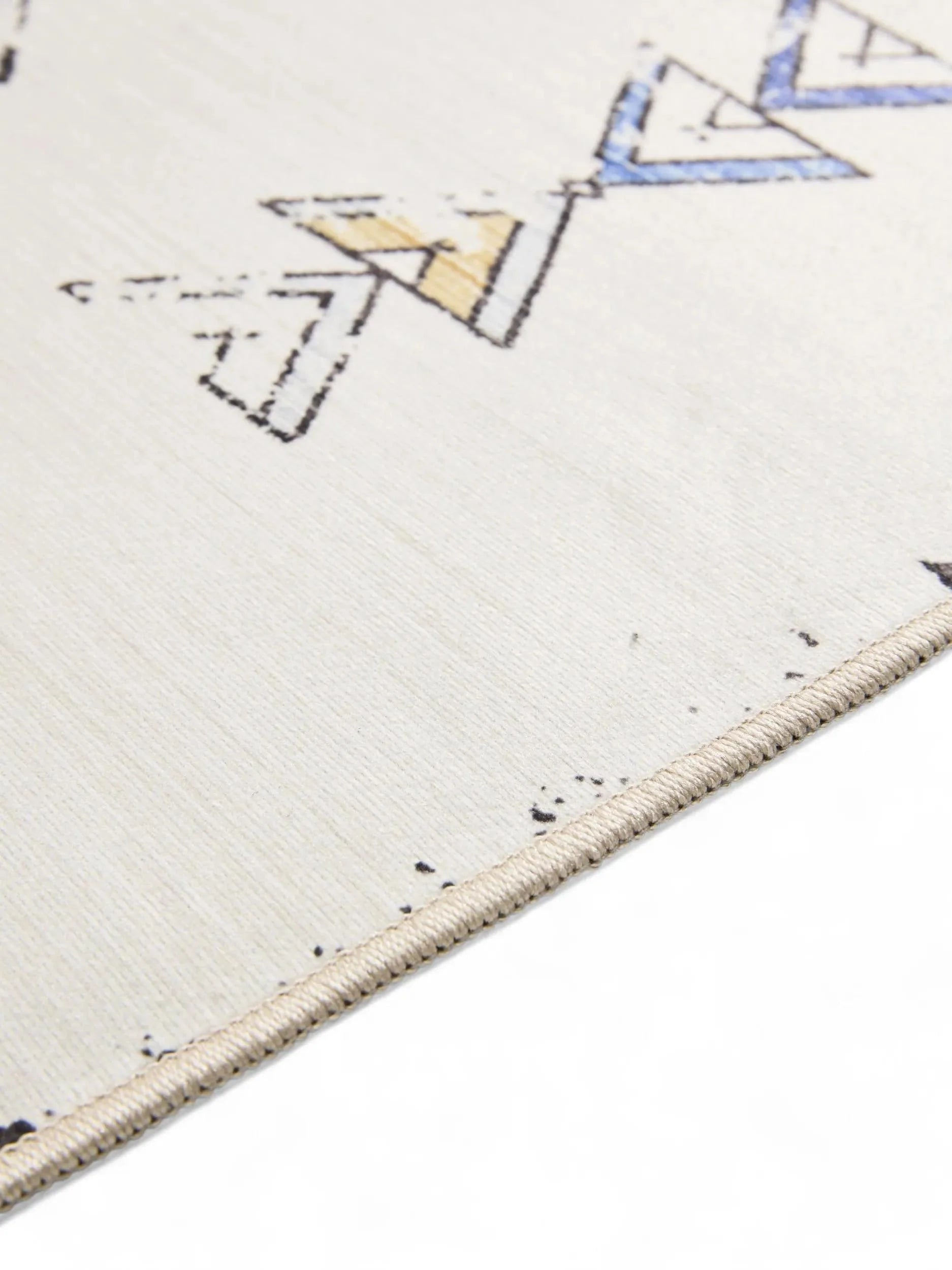 ATLAS Flerfarvet Beige Vaskbart Tæppe - Billede 5