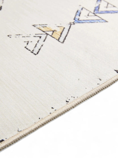 ATLAS Flerfarvet Beige Vaskbart Tæppe - Billede 5