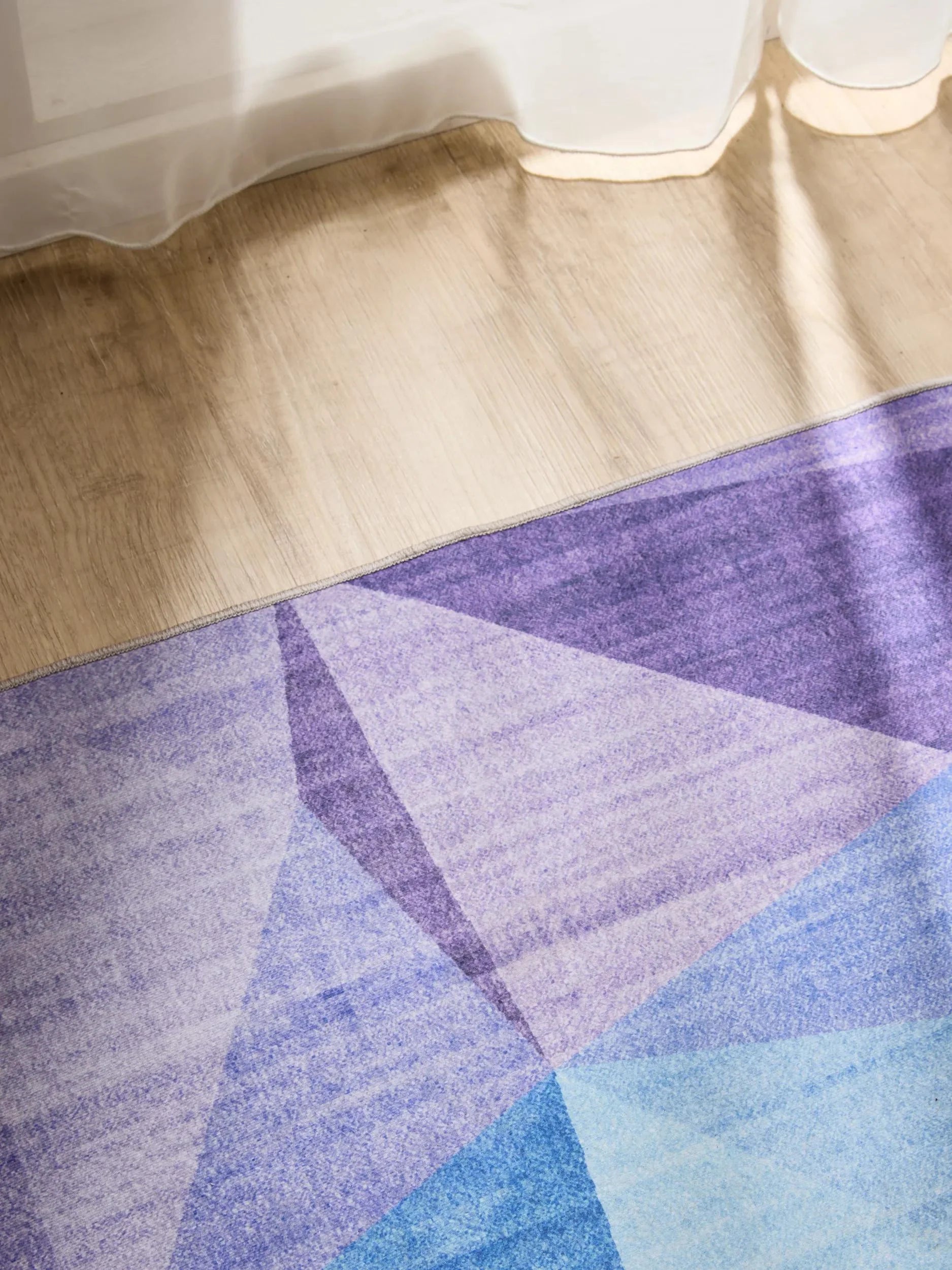 ATLAS Flerfarvet Vaskbart Tæppe - Billede 3