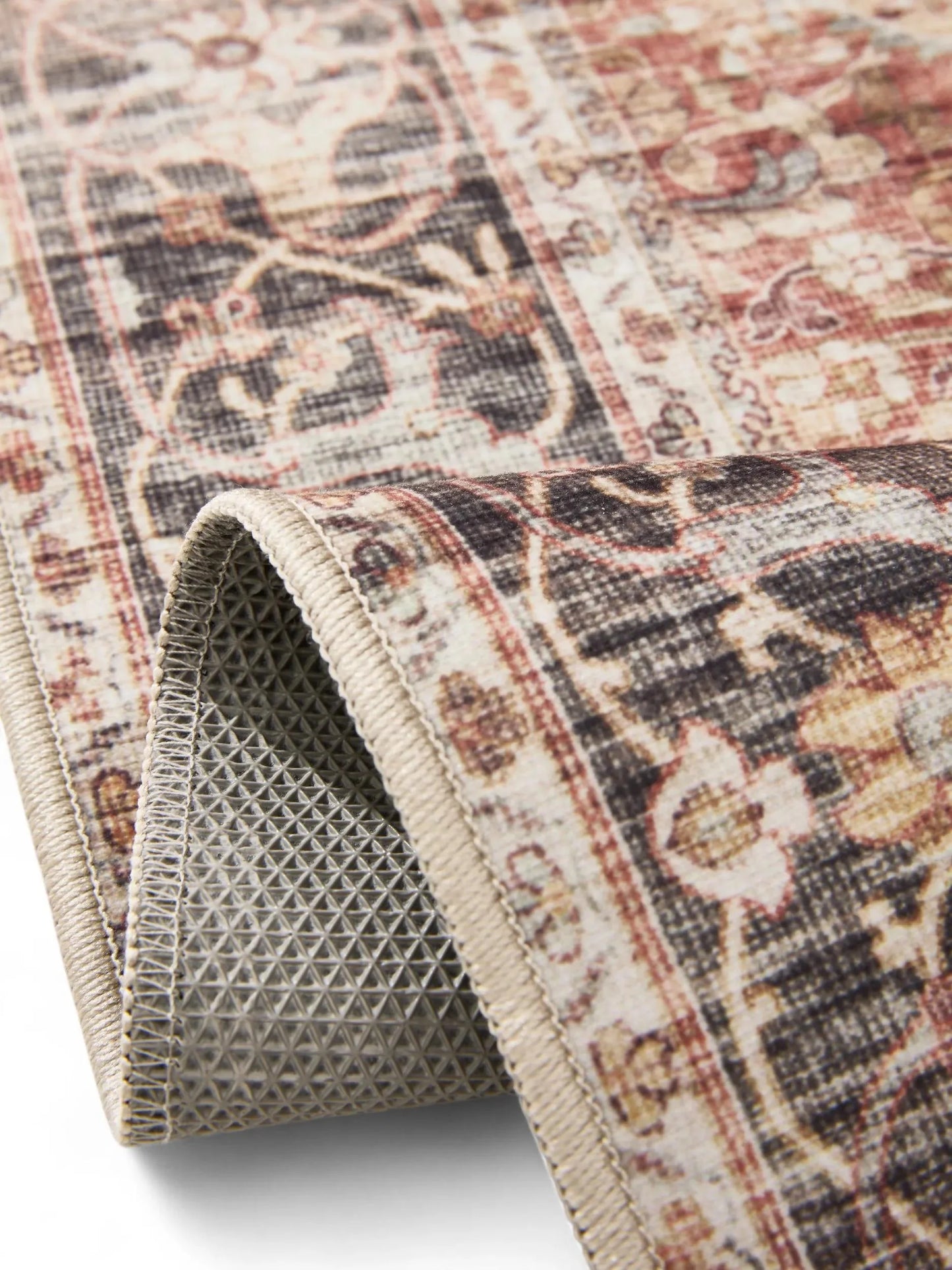 ATLAS Flerfarvet Vaskbart Tæppe - Billede 4