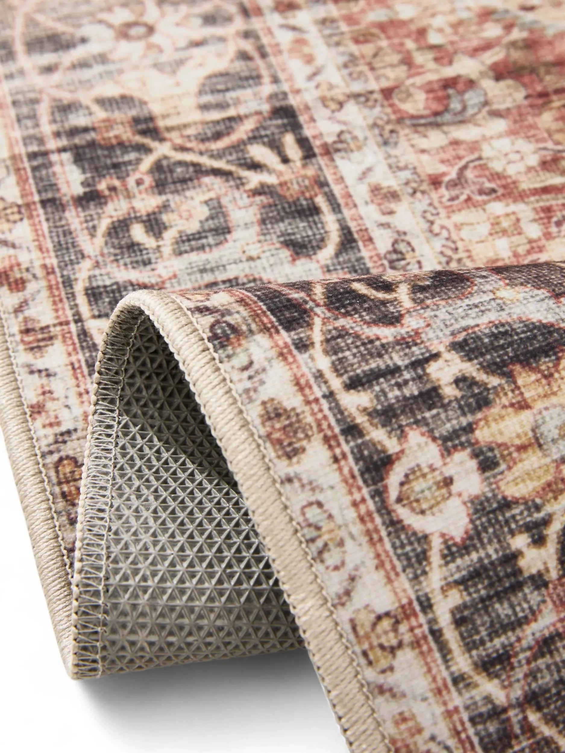 ATLAS Flerfarvet Vaskbart Tæppe - Billede 4