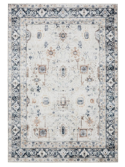 ATLAS Creme Grå Vaskbart Tæppe - Billede 2