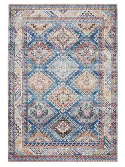 ATLAS Blå Vaskbart Tæppe - Billede 2