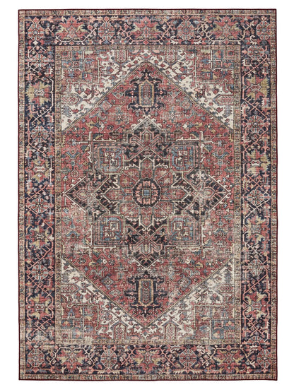 ATLAS Flerfarvet Beige Vaskbart Tæppe - Billede 2