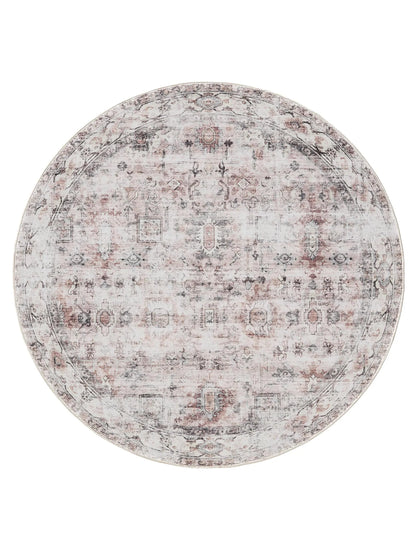 ATLAS Creme Taupe Vaskbart Tæppe