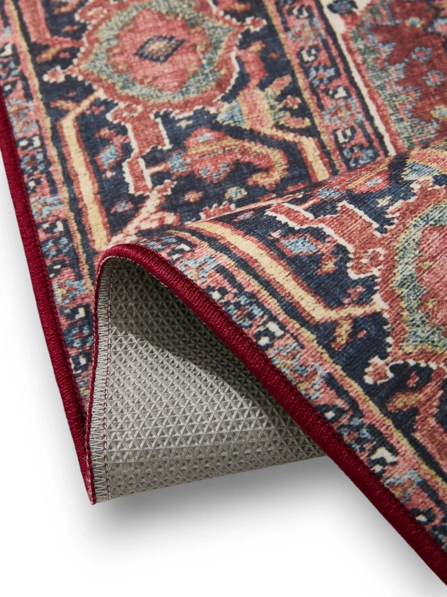 ATLAS Flerfarvet Vaskbart Tæppe - Billede 4