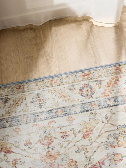 ATLAS Flerfarvet Beige Vaskbart Tæppe - Billede 3