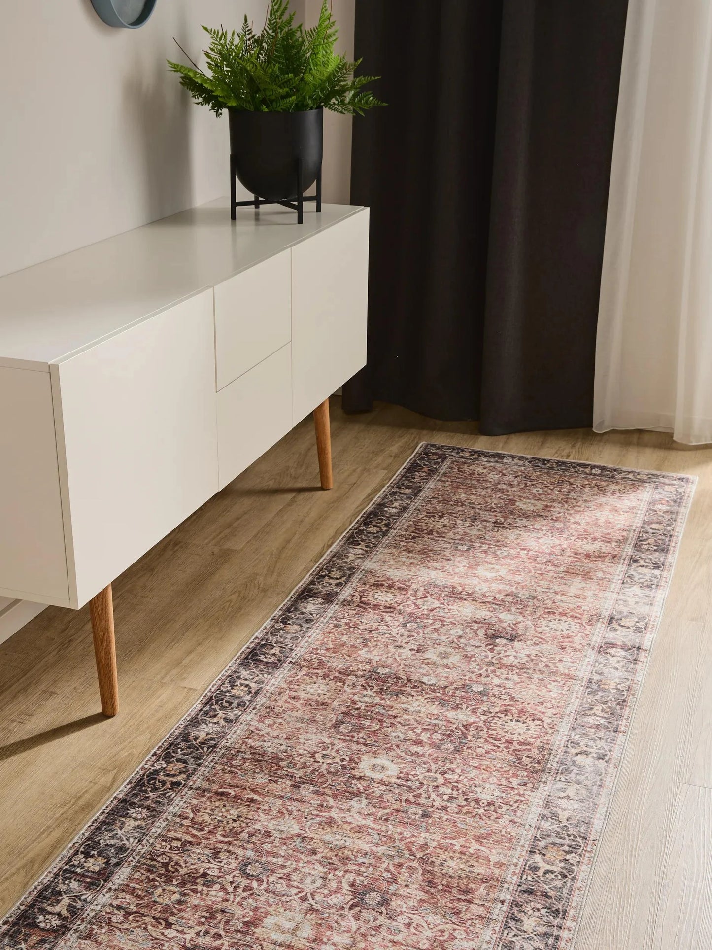 ATLAS Flerfarvet Vaskbart Tæppe