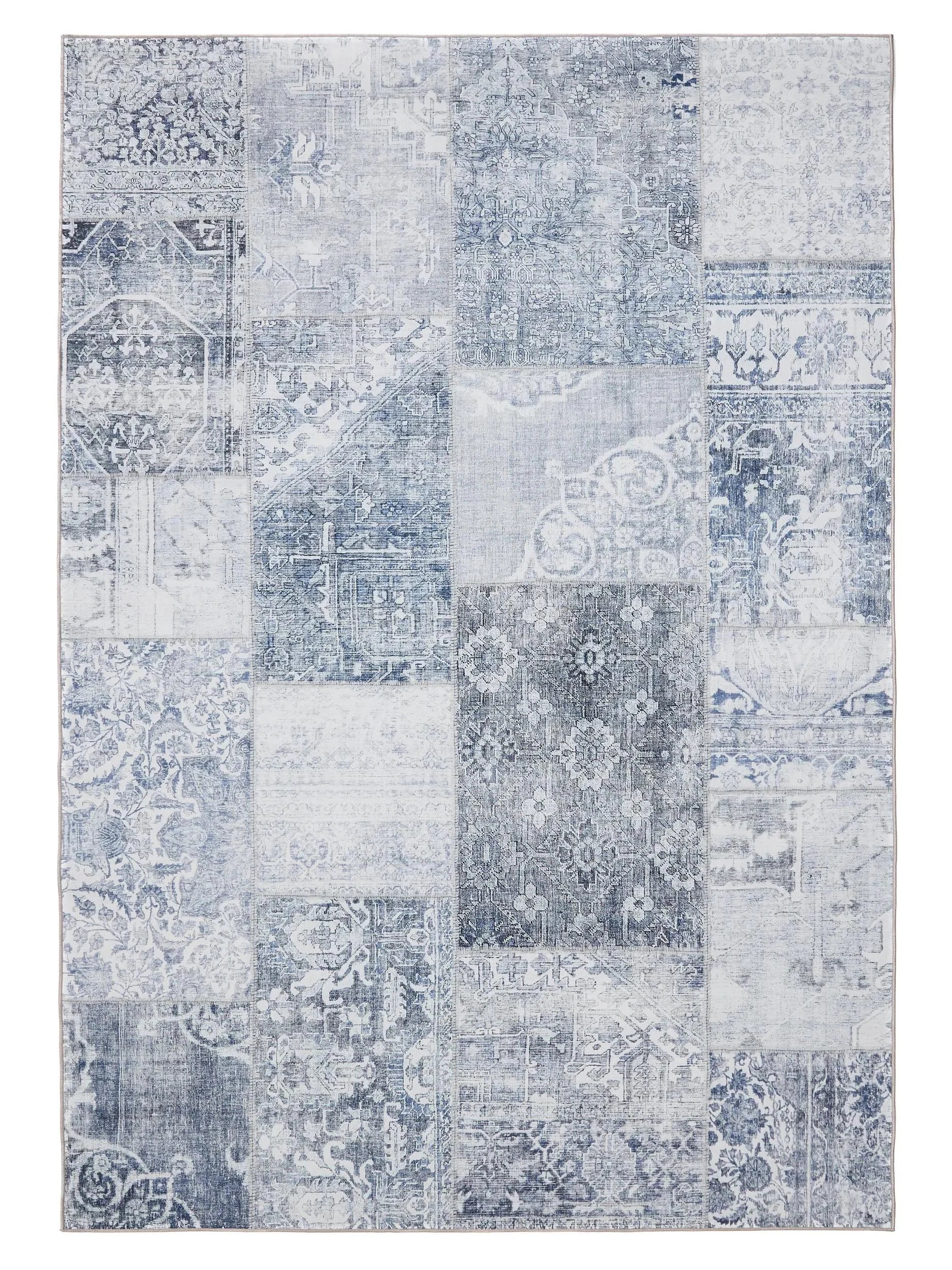 ATLAS Blå Vaskbart Tæppe - Billede 2