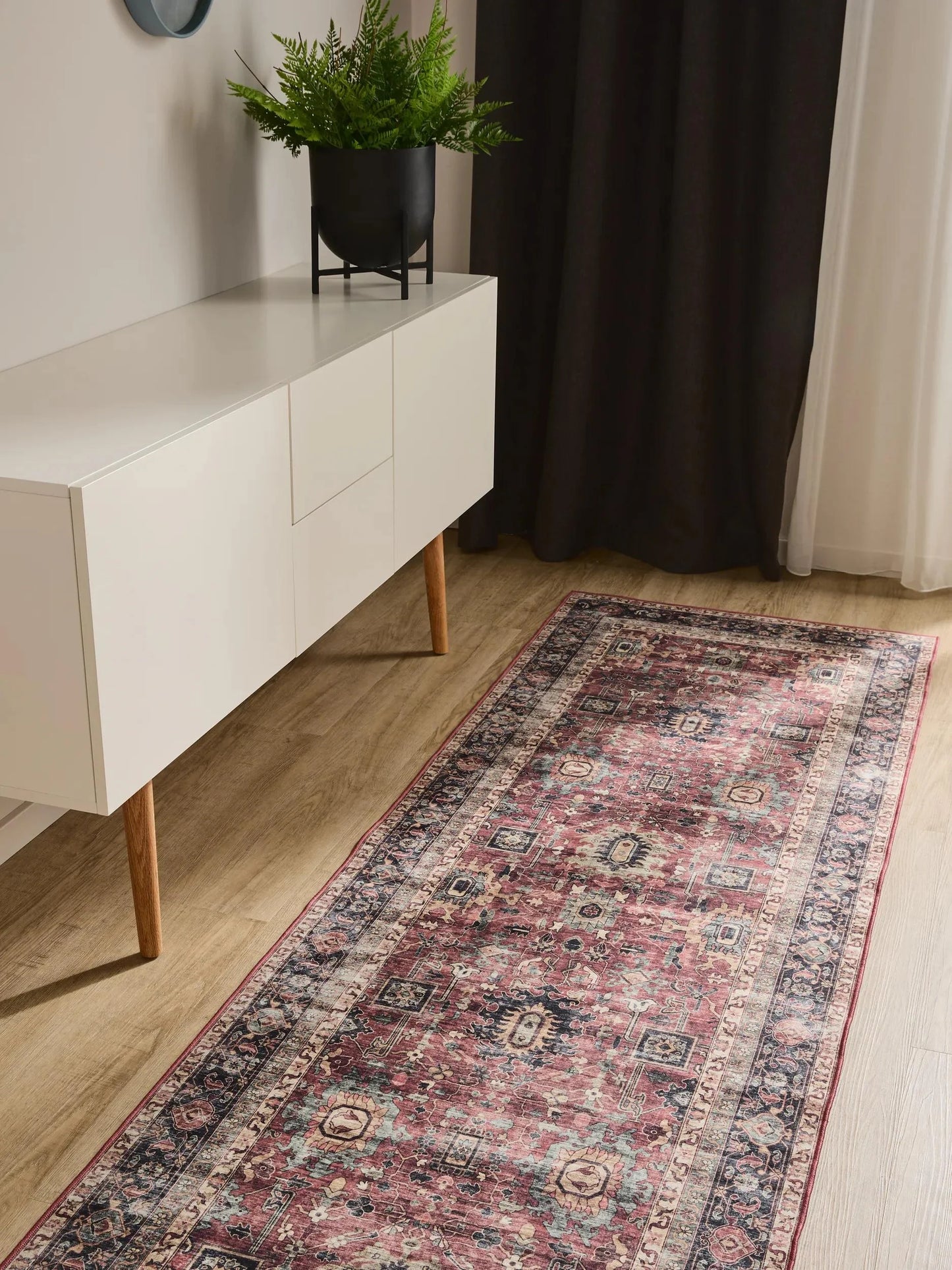 ATLAS Flerfarvet Vaskbart Tæppe