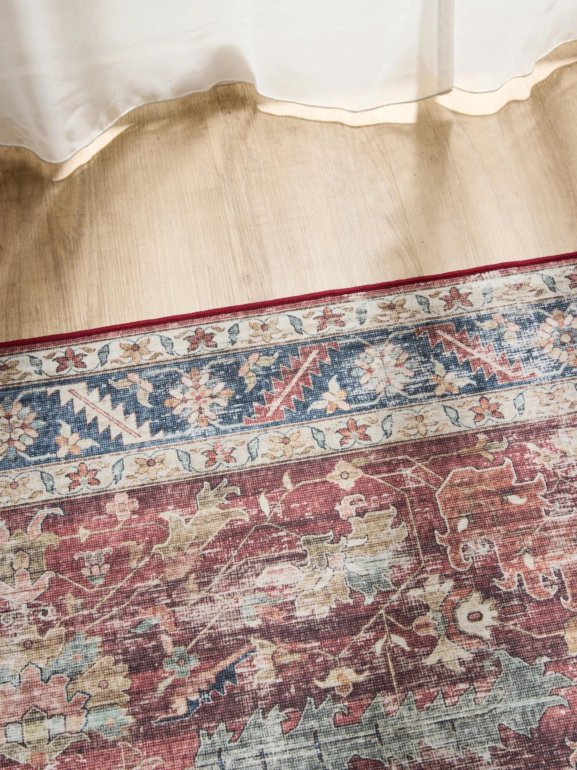 ATLAS Flerfarvet Vaskbart Tæppe - Billede 3