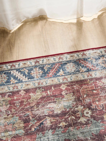 ATLAS Flerfarvet Vaskbart Tæppe - Billede 3