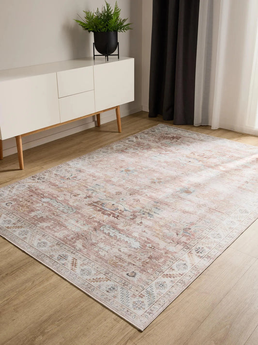 ATLAS Rosa Vaskbart Tæppe - Hovedbillede