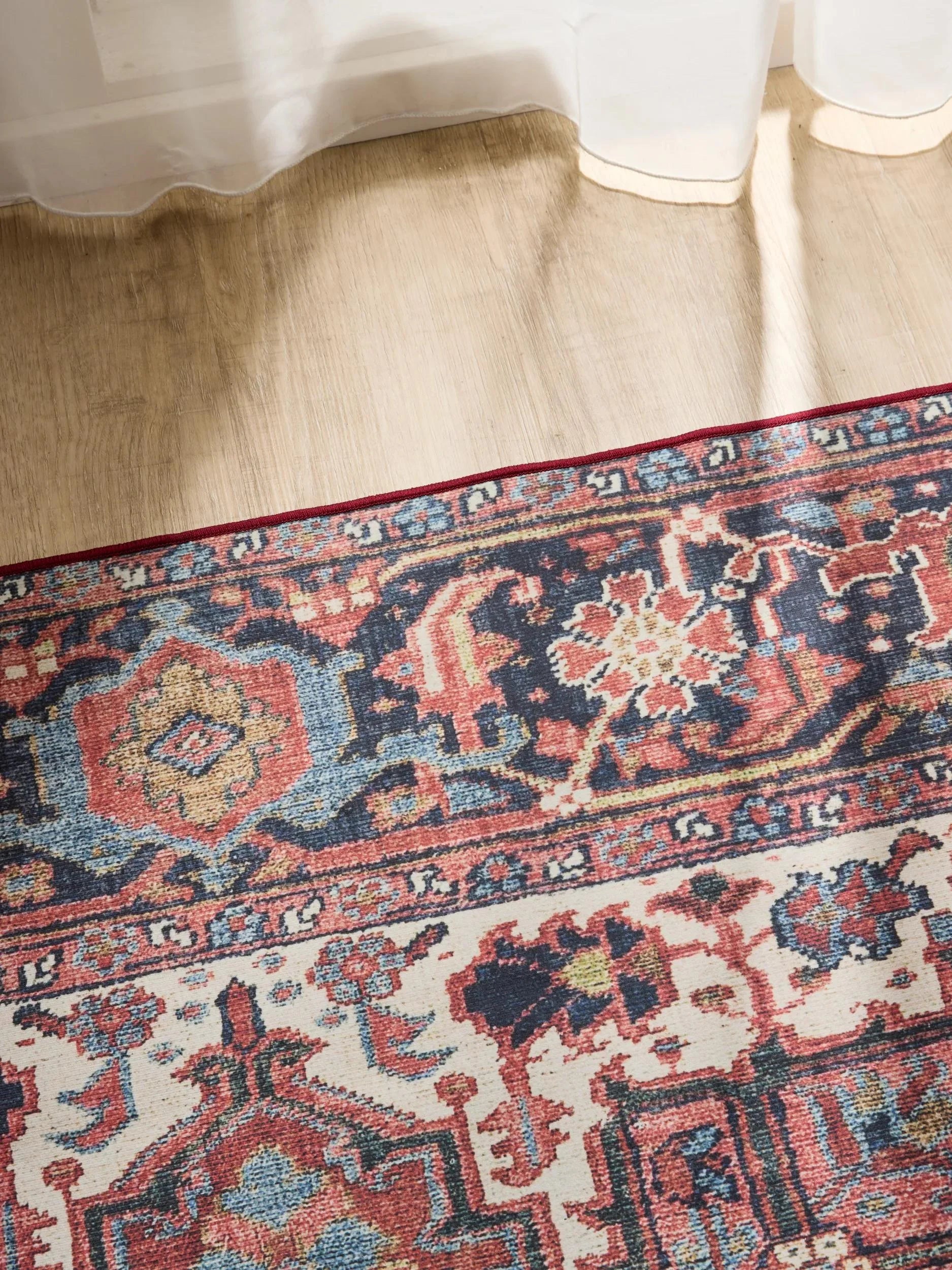 ATLAS Flerfarvet Vaskbart Tæppe - Billede 3