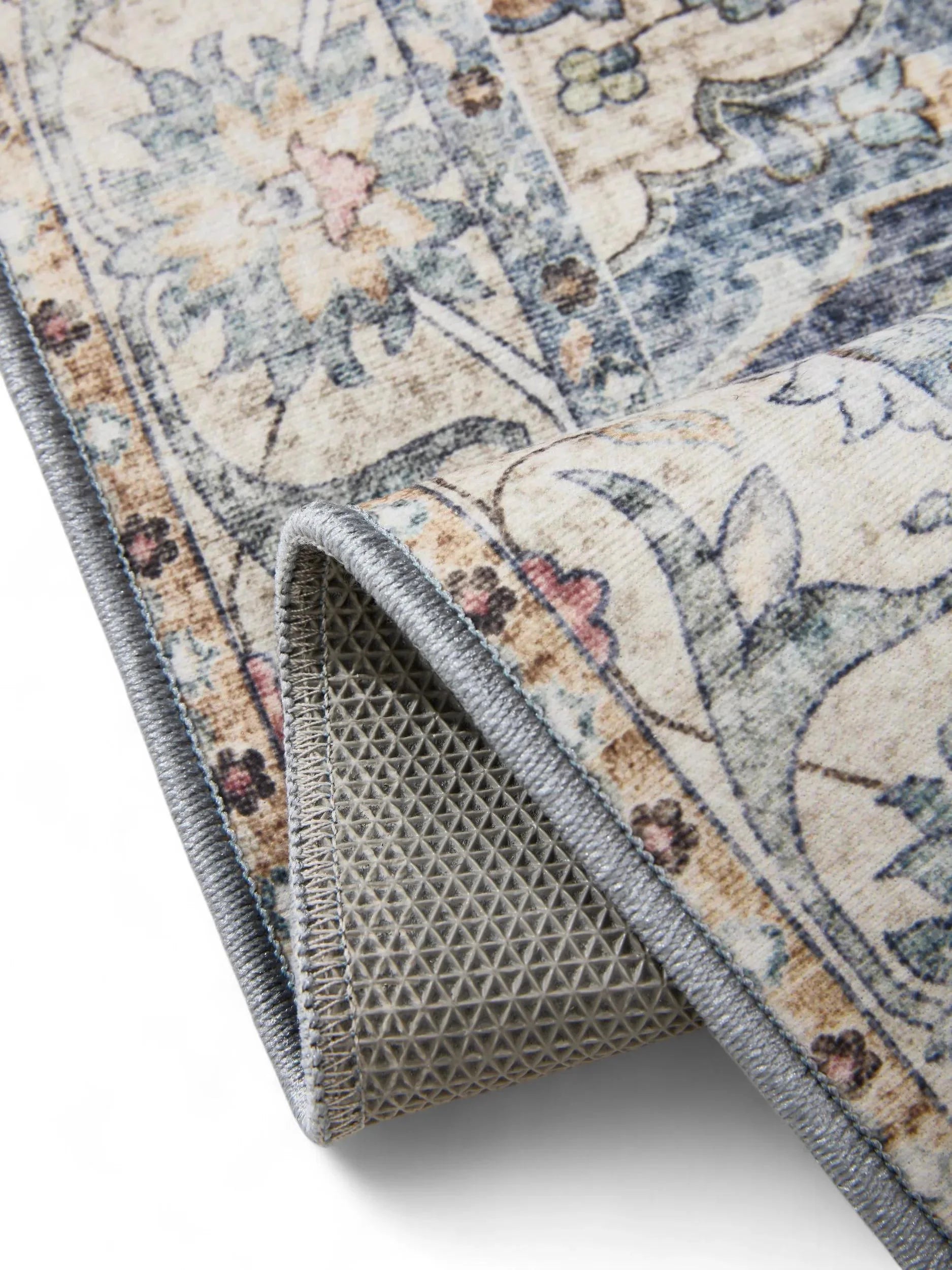 ATLAS Blå Vaskbart Tæppe - Billede 4