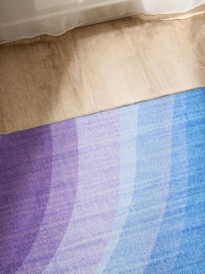 ATLAS Flerfarvet Lilla Vaskbart Tæppe - Billede 3