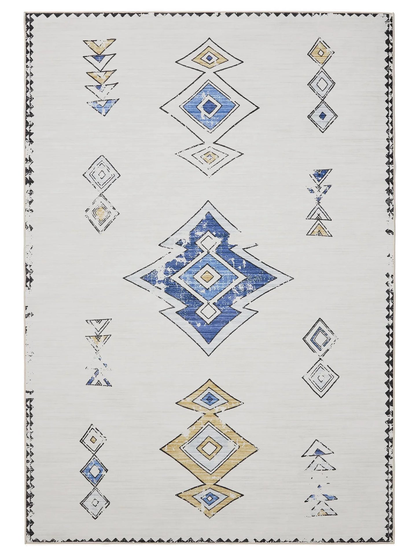 ATLAS Flerfarvet Beige Vaskbart Tæppe - Billede 2