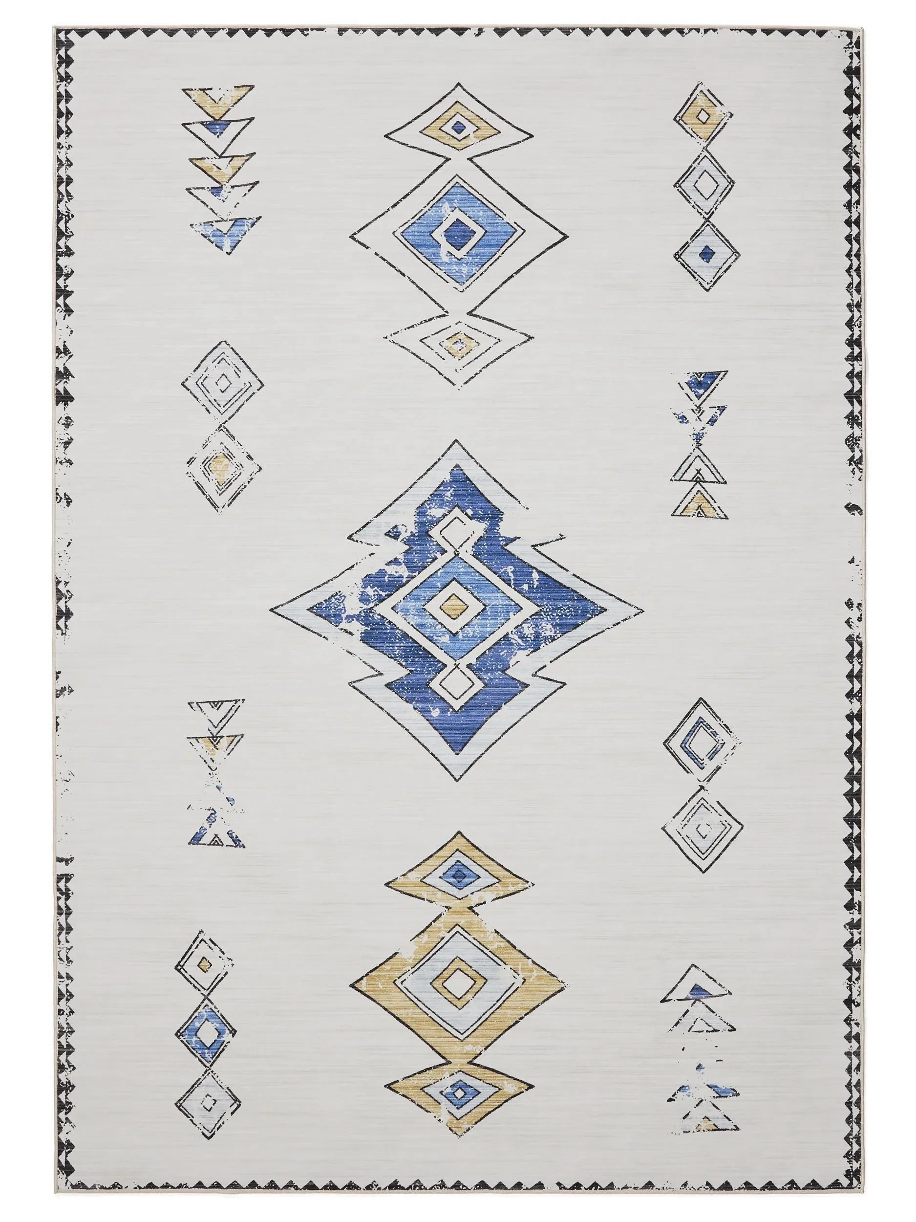 ATLAS Flerfarvet Beige Vaskbart Tæppe - Billede 2