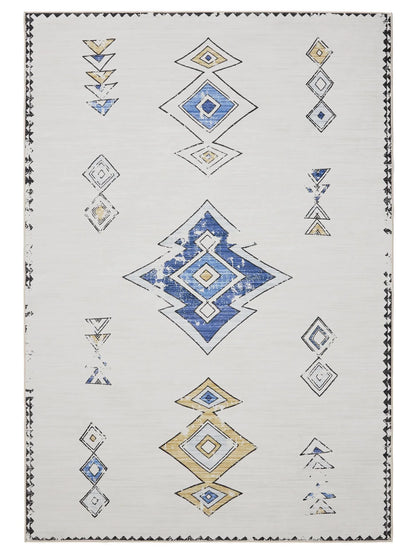 ATLAS Flerfarvet Beige Vaskbart Tæppe - Billede 2