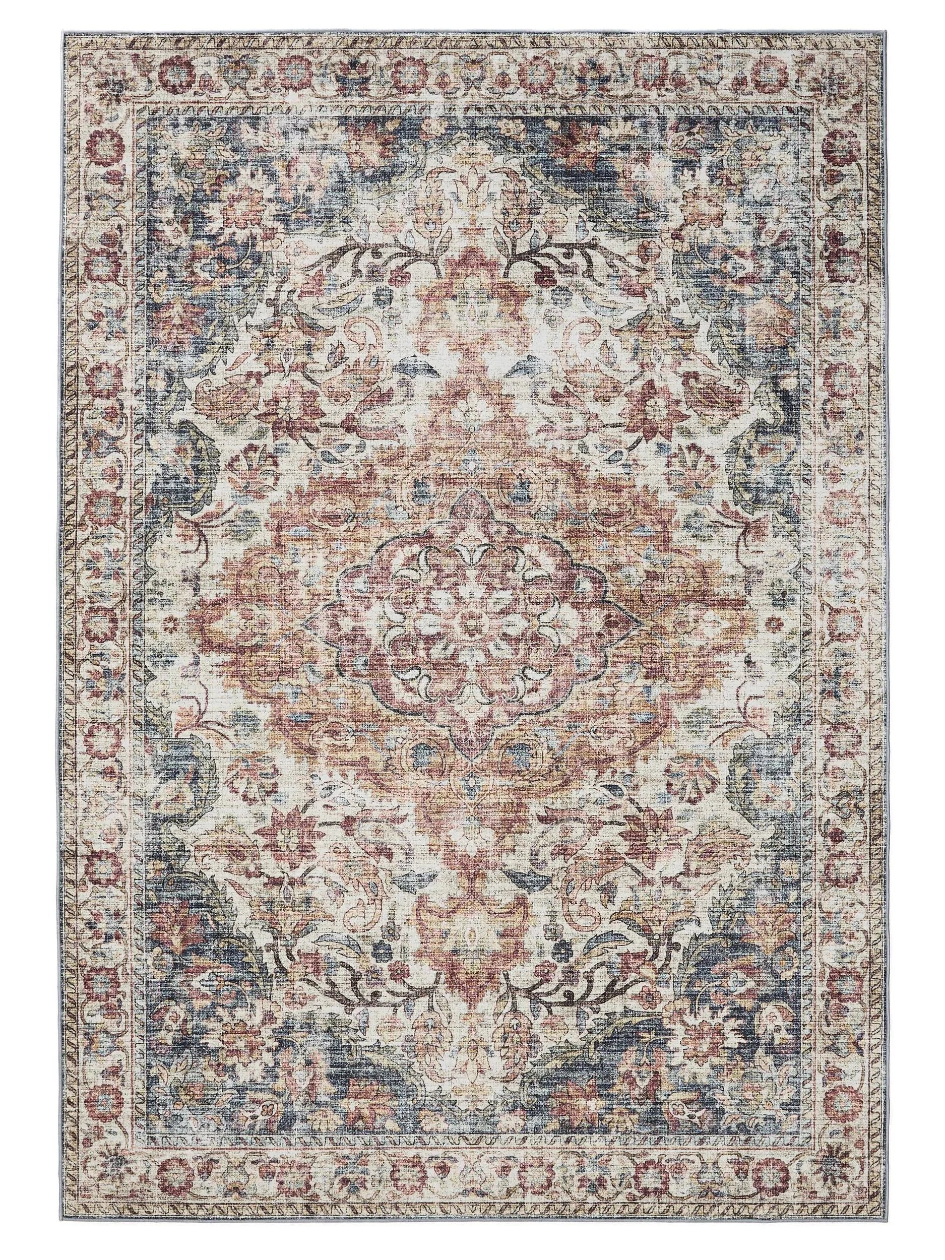 ATLAS Flerfarvet Vaskbart Tæppe - Billede 2