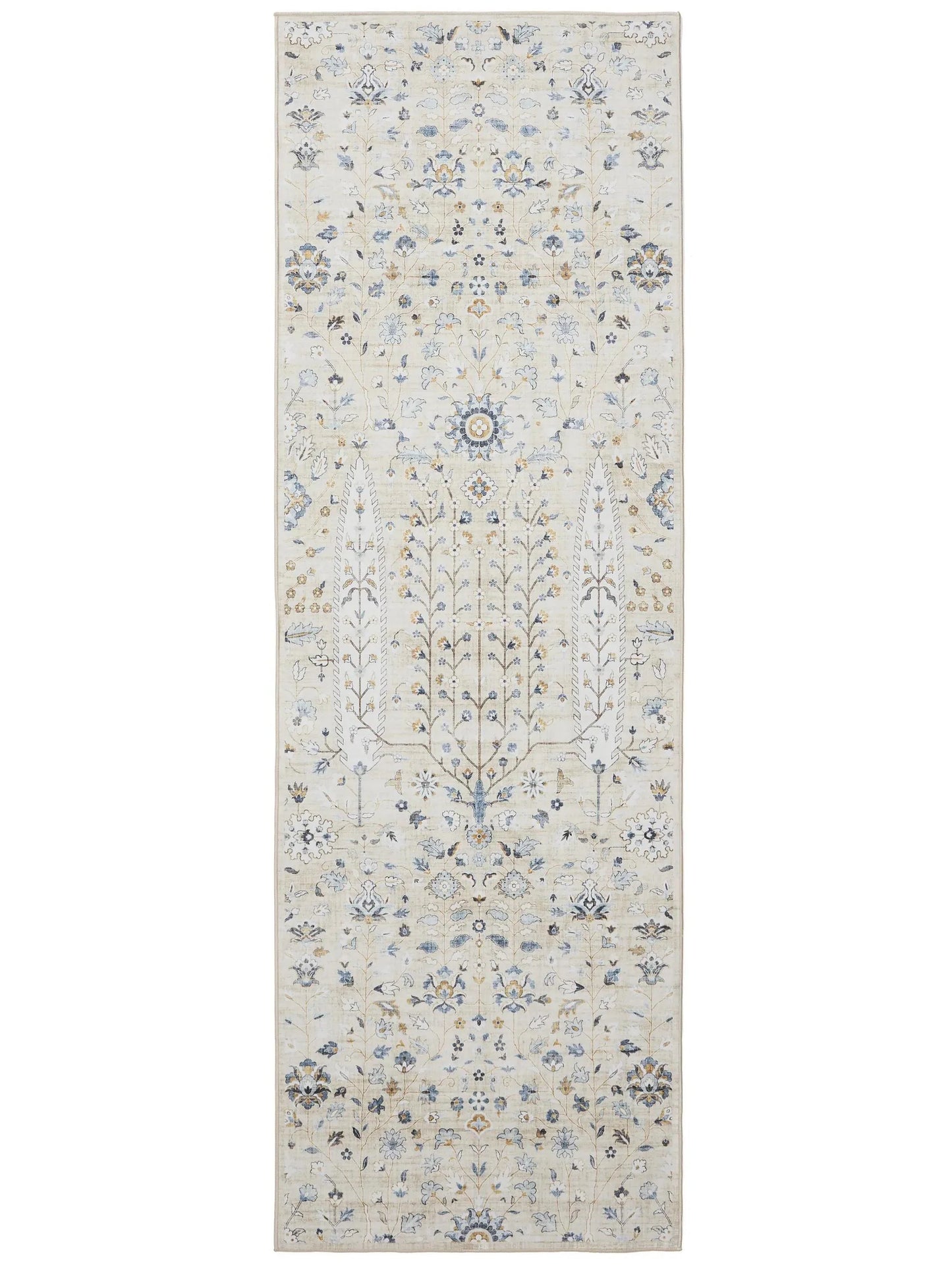 ATLAS Beige Vaskbart Tæppe