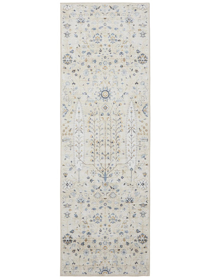 ATLAS Beige Vaskbart Tæppe