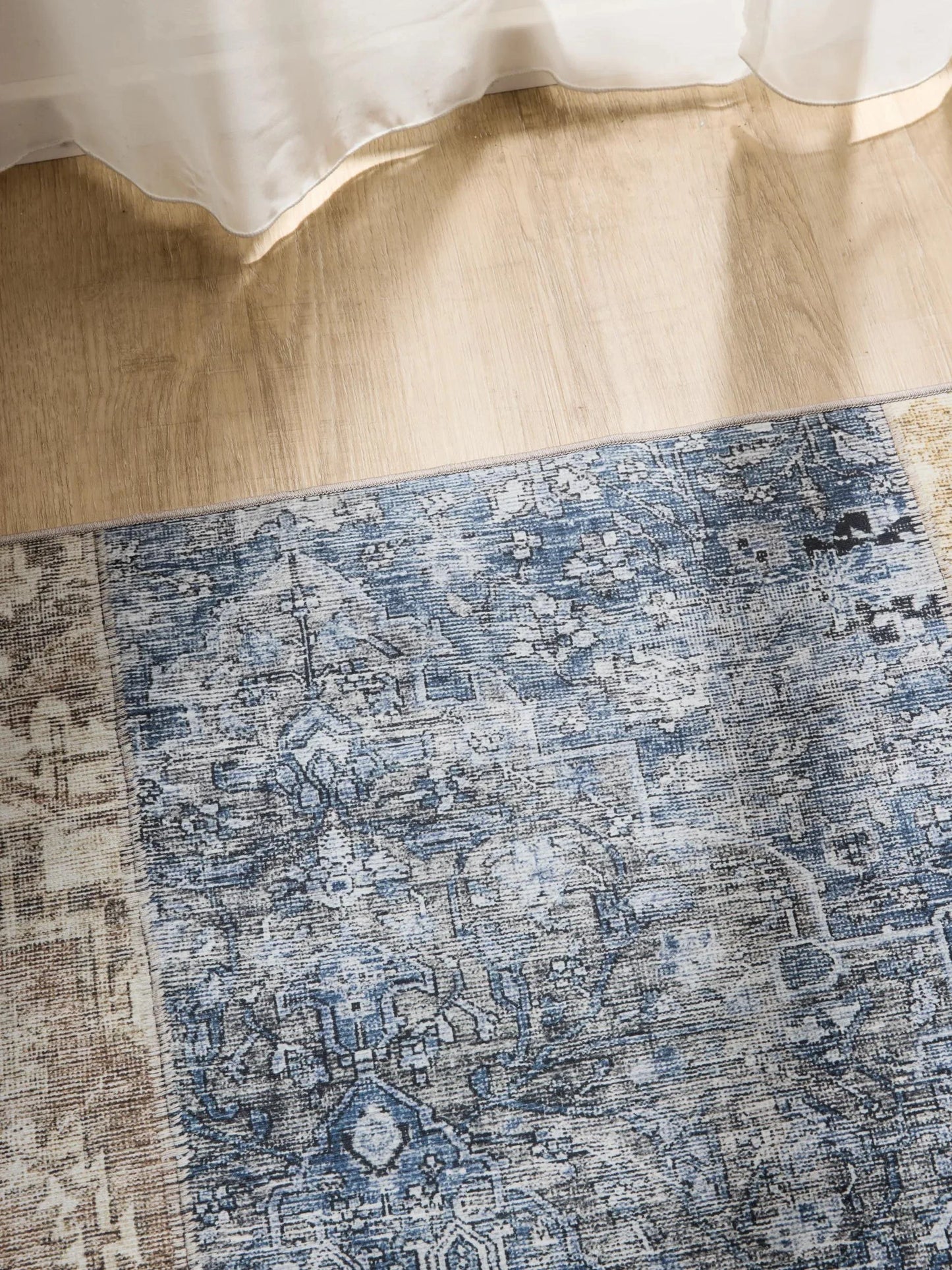 ATLAS Flerfarvet Vaskbart Tæppe - Billede 3