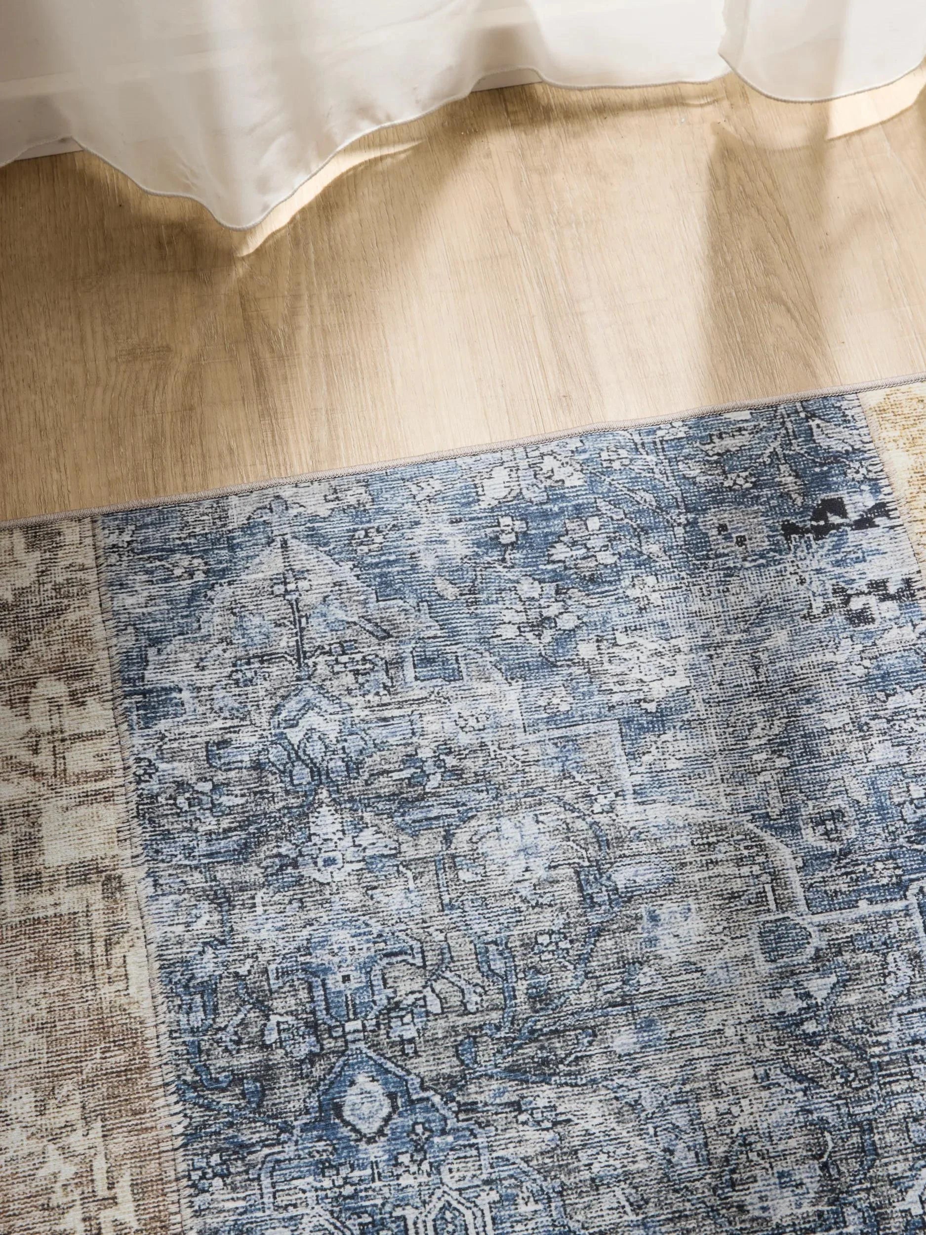 ATLAS Flerfarvet Vaskbart Tæppe - Billede 3