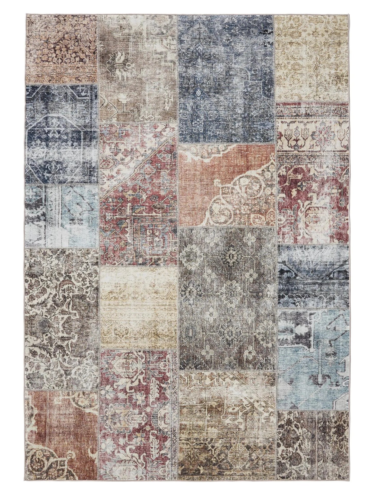 ATLAS Flerfarvet Vaskbart Tæppe - Billede 2