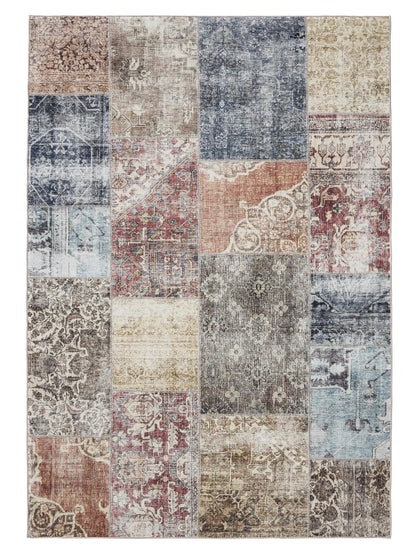 ATLAS Flerfarvet Vaskbart Tæppe - Billede 2