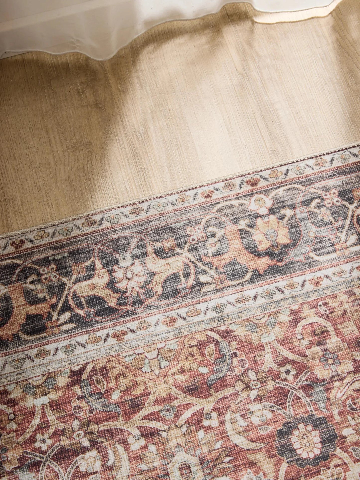 ATLAS Flerfarvet Vaskbart Tæppe - Billede 3