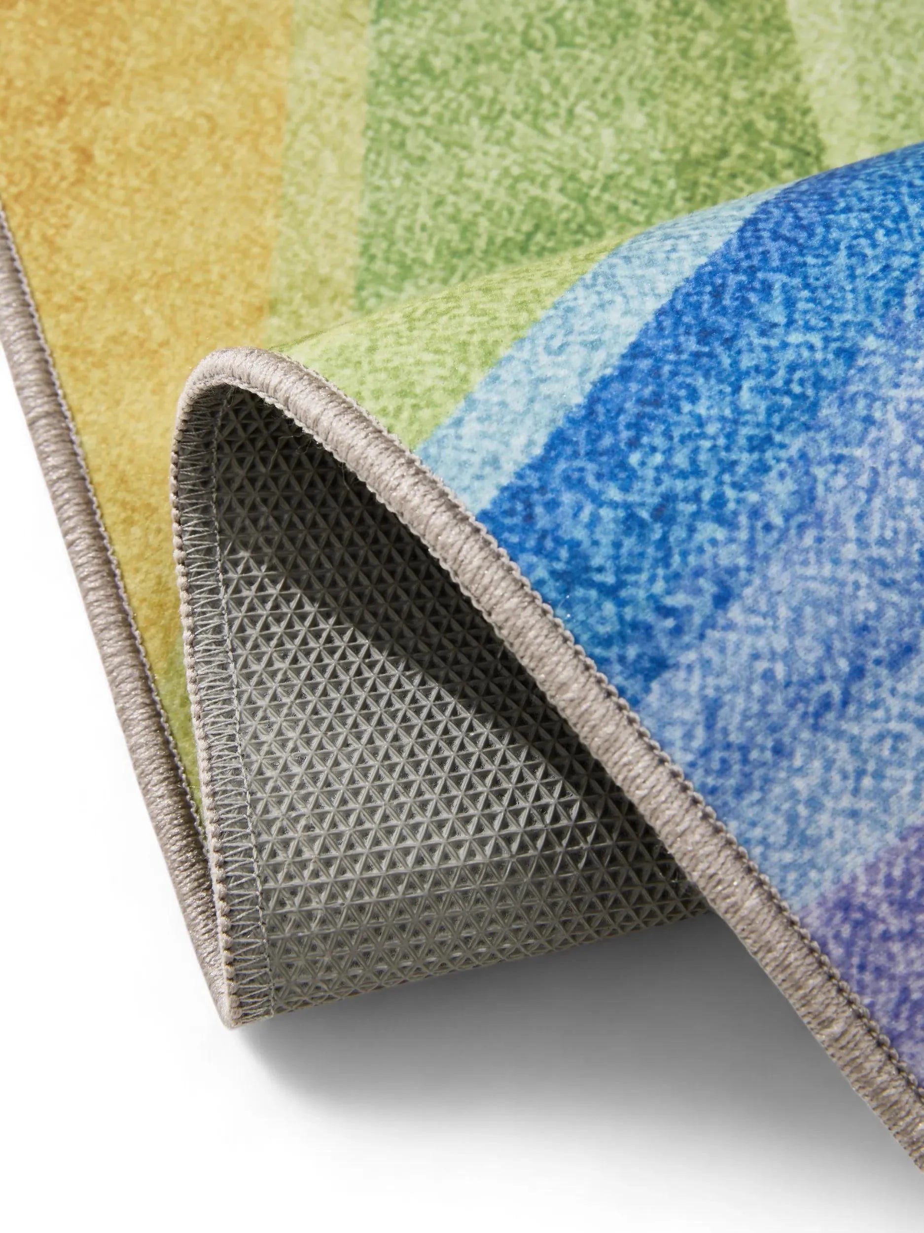 ATLAS Flerfarvet Lilla Vaskbart Tæppe - Billede 4