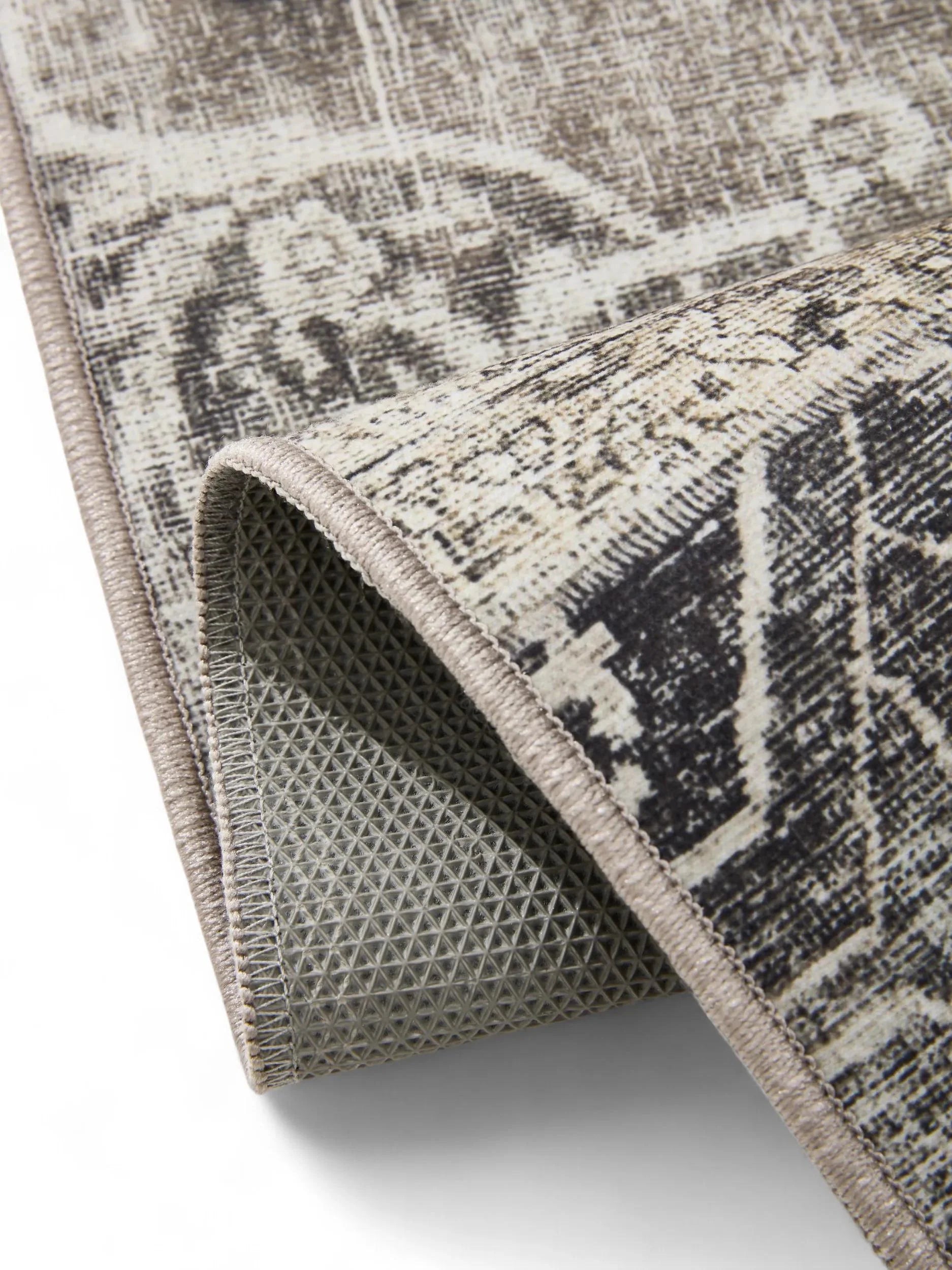 ATLAS Grå Vaskbart Tæppe - Billede 4