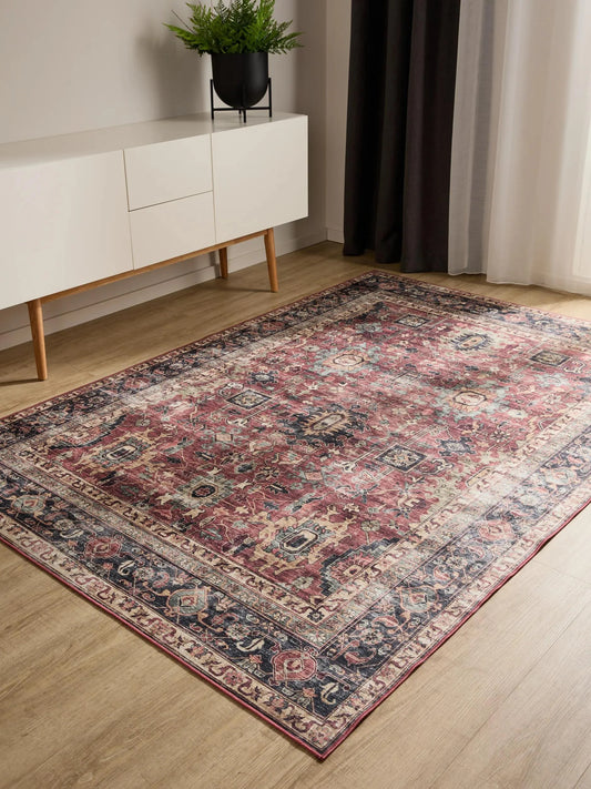 ATLAS Flerfarvet Vaskbart Tæppe - Hovedbillede