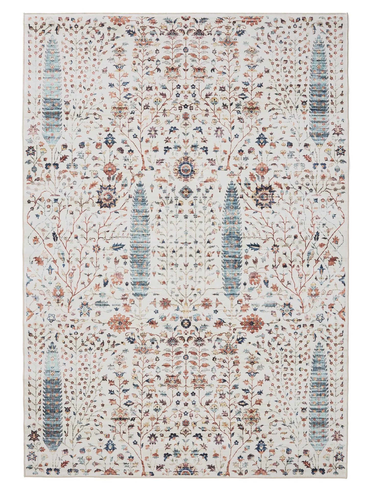 ATLAS Flerfarvet Vaskbart Tæppe - Billede 2