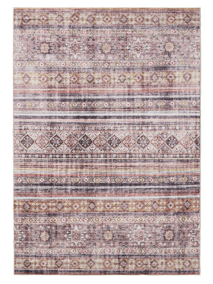 ATLAS Flerfarvet Pink Vaskbart Tæppe - Billede 2